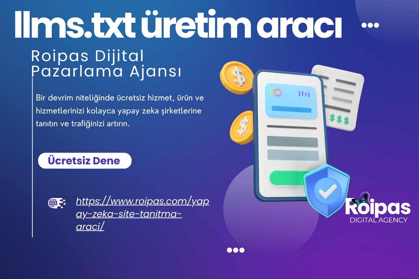 Yapay Zekâ Çağında Web Sitenizi Öne Çıkarın: Roipas Yapay Zekâ Site Tanıtma Aracı