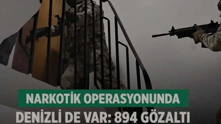 71 İlde Narkotik Operasyonu 894 Gözaltı