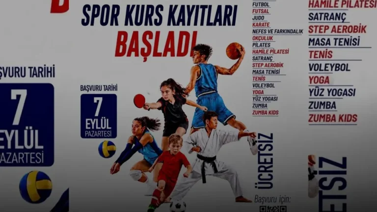 Denizli Büyükşehir Belediyesi 22 Branşta Ücretsiz Spor Eğitimi Başlatıyor