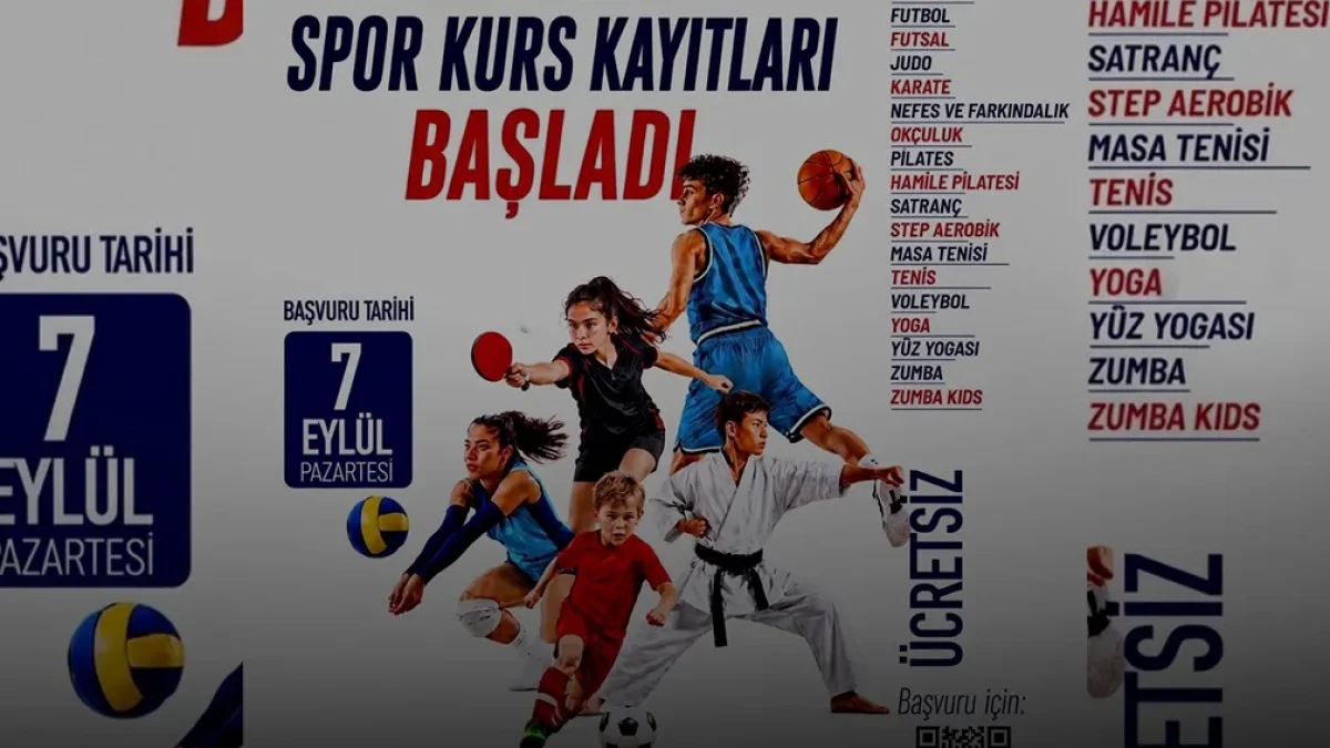Denizli Büyükşehir Belediyesi 22 Branşta Ücretsiz Spor Eğitimi Başlatıyor