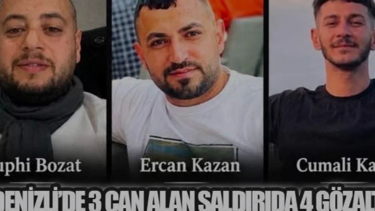 Denizli Merkezefendi ilçesinde silahlı çatışma 3 kişi hayatını kaybetti
